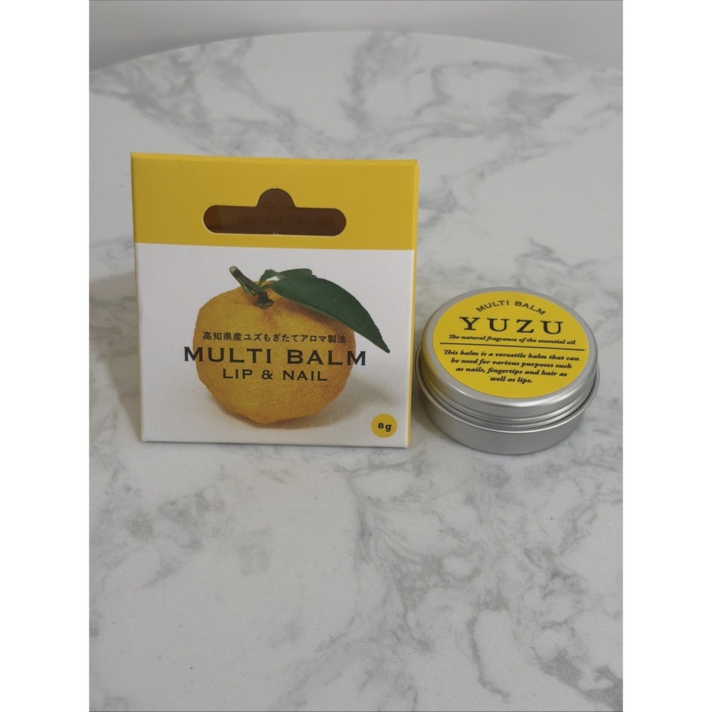 Daily Aroma Japan Kochi YUZU Multi Balm Lip & Nail (8g) Lip Balm Moisturizing JP
